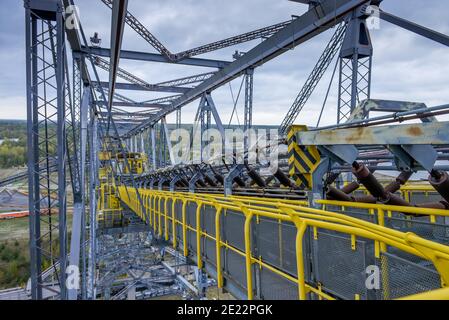 Besucherbergwerk Abraumförderbrücke F60, Lichterfeld, Landkreis Elbe-Elster, Brandenburg, Deutschland Stock Photo