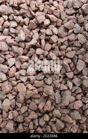 structure of red sandstone pebbles Stock Photo