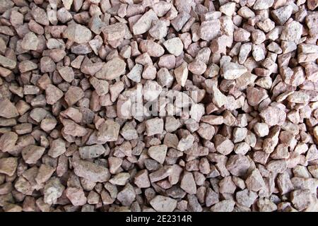 red sandstone pebbles Stock Photo 