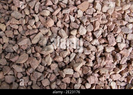 structure of red sandstone pebbles Stock Photo
