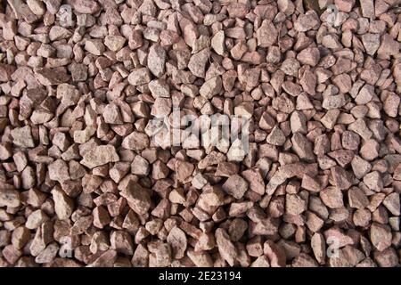 structure of red sandstone pebbles Stock Photo