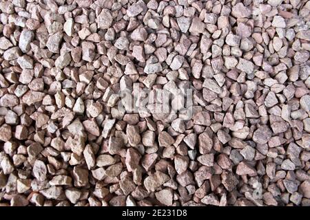 structure of red sandstone pebbles Stock Photo