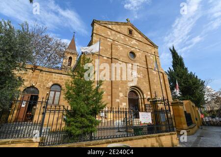 Katholische Kirche, Holy Cross, Pafou, Nikosia, Republik Zypern Stock Photo