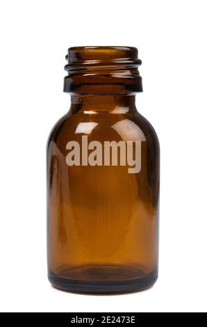 Bottle of glass isolated on white background Stock Photo