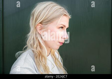 Woman looking away Stock Photo
