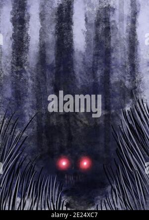 monster in the woods Stock Photo - Alamy