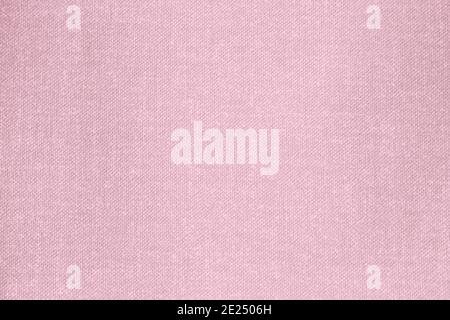 Pink linen fabric texture close up Stock Photo