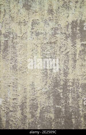 Old cement wall with peeling paint Stock Photo