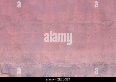 Pink painted concrete wall background Stock Photo
