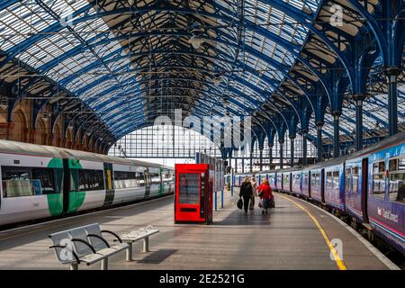 Brighton Railway Station. England Stock Photo