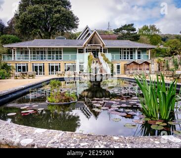 Visitor attraction - Britain's hottest garden, the Ventnor Botanic Garden on the Isle of Wight, UK. Stock Photo