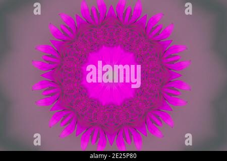 Multicoloured Kaleidoscope texture fractal background Stock Photo