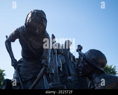 Image of the Irish Memorial in downtown Philadelphia. Stock Photo