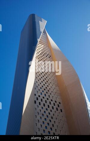Kuwait, Kuwait City, El Hamra Tower, a buisness and luxury shopping center Stock Photo