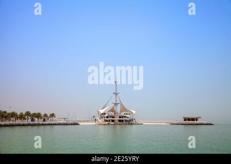 Kuwait, Kuwait City,  Salmiya, Marina Waves Leisure complex - athree-storey leisure complex specialising in land and sea activities Stock Photo