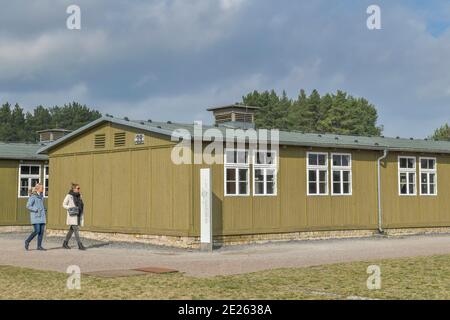 Baracke 39, Gedenkstätte und Museum Konzentrationslager Sachsenhausen, Oranienburg, Landkreis Oberhavel, Brandenburg, Deutschland Stock Photo