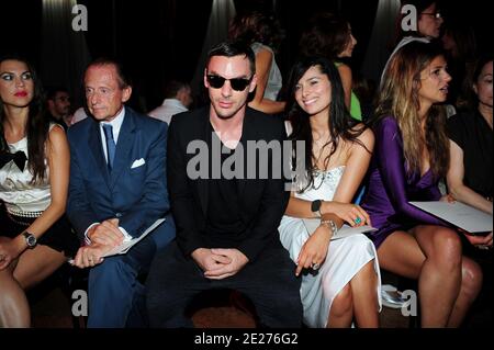 Shannon Leto from US rock band 30 Seconds and Gabriella Wright attends Zuhair Murad Fall-Winter 2011-2012 Haute-Couture collection presentation held at Hotel Westin in Paris, France on July 5, 2011. Photo by Nicolas Briquet/ABACAPRESS.COM Stock Photo