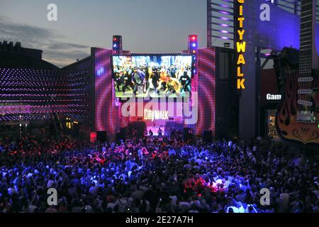 Atmosphere arriving for Cee Lo Green Launches Universal CityWalk's New High Tech, Next Generation '5 Towers' Outdoor concert Arena held at Universal CityWalk in Universal City, California on July 07, 2011. Photo by Tony DiMaio/ABACAUSA.COM Stock Photo