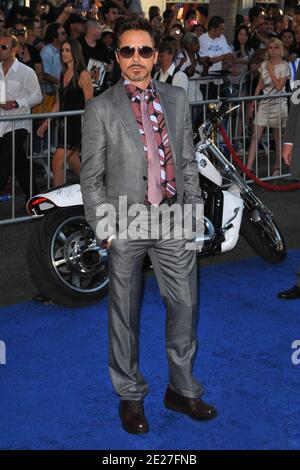 Robert Downey Jr. attending the Premiere of 'Captain America: The First Avenger' at the El Capitan Theatre in Hollywood, Los Angeles, CA, USA on July 19, 2011. Photo by Tony DiMaio/ABACAPRESS.COM Stock Photo