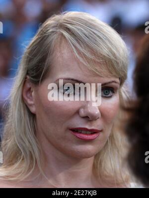 Olympique de Marseille's shareholder Margarita Louis-Dreyfus during French First League soccer match, Olympique de Marseille vs FC Sochaux at Velodromme Stadium in Marseille, France on August 6, 2011. The match ended in a 2-2 draw. Photo by Michel Clementz/ABACAPRESS.COM Stock Photo