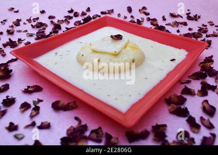 Rasmalai. Indian cream dessert. India Food Stock Photo - Alamy