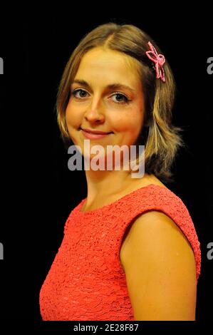 Letti Laubies lors du filage presse de la piece de theatre de Remi Viallet 'Un cafe l'addition' au Theatre Rive Gauche mise en scene de Manon Guillemin, a Paris, France, le 9 September,2011. Photo Thierry Plessis/ABACAPRESS.COM Stock Photo