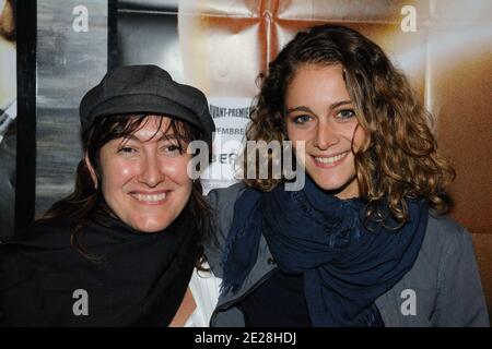 EXCLUSIVE Athina Rachel Tsangari , Ariane Labed attending the screening of 'Attenberg' held at 'Le Melies' movie theatre in Montreuil near Paris, France, on September 12, 2011. Photo by Alban Wyters/ABACAPRESS.COM Stock Photo