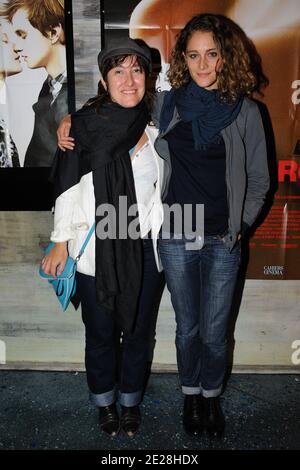 EXCLUSIVE Athina Rachel Tsangari ,Ariane Labed attending the screening of 'Attenberg' held at 'Le Melies' movie theatre in Montreuil near Paris, France, on September 12, 2011. Photo by Alban Wyters/ABACAPRESS.COM Stock Photo