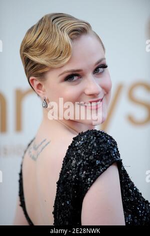 Evan Rachel Wood attends the 63rd Annual Primetime Emmy Awards held at Nokia Theatre L.A. Live in Los Angeles, CA, USA on September 18, 2011. Photo by Lionel Hahn/ABACAPRESS.COM Stock Photo