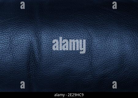 Dark blue shiny abstract background, leather texture Stock Photo