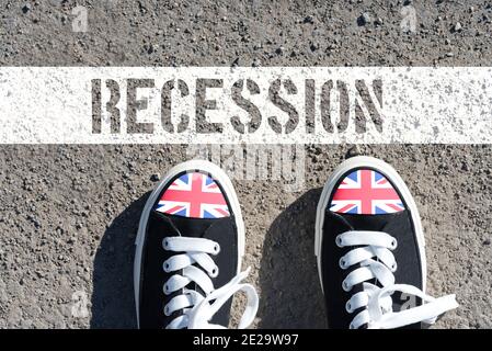 Britain and the recession Stock Photo