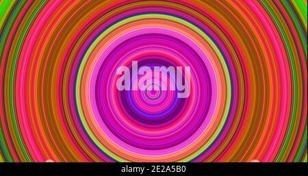 Radial circle rainbow gradient background design, abstract illustration. Stock Photo
