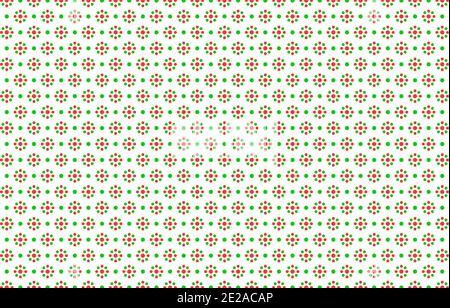 Dot Christmas pattern, minimalist polka dot red and green, Polka dots pattern christmas, polka dots seamless pattern, for fabric print, garment, paper Stock Vector