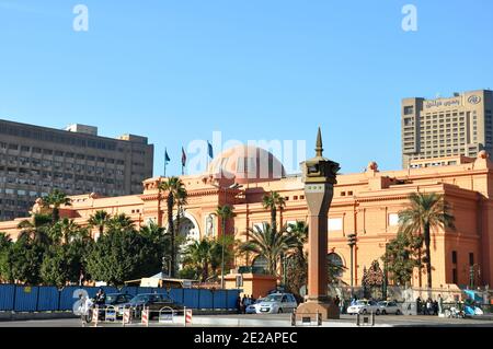 Exterior of the Egyptian Museum. El Cairo, Egypt Stock Photo