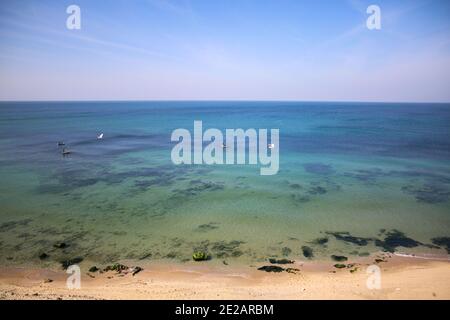 Gaza, Palestine. 12th Jan, 2021. Palestinians are seen enjoy at a beach in Gaza City, 13 January 2021 (Photo by Mahmuod Khattab/INA Photo Agency/Sipa USA) Credit: Sipa USA/Alamy Live News Stock Photo