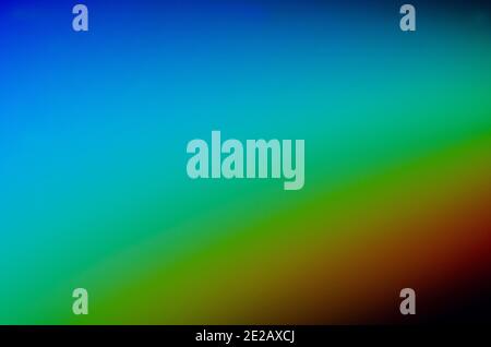 Closeup of the blue, green, and red gradient wallpaper Stock Photo