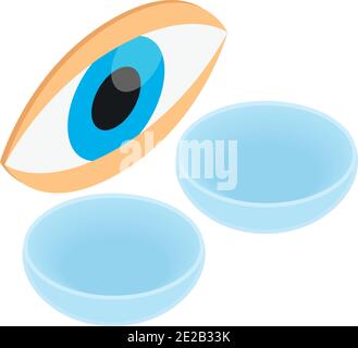 Eye care icon. Isometric illustration of eye care vector icon for web Stock Vector