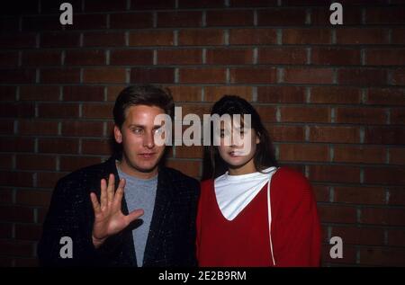 Emilio Estevez And Demi Moore  1984 Credit: Ralph Dominguez/MediaPunch Credit: Ralph Dominguez/MediaPunch Stock Photo