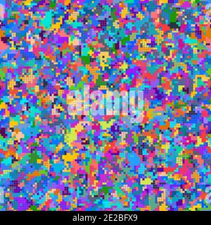 Abstract seamless colorful Background with circled transparent tiles Stock Vector
