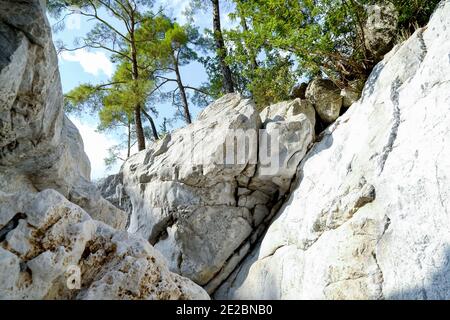 goynuk canyon in turkey, beautiful nature near the city of kemer Stock Photo