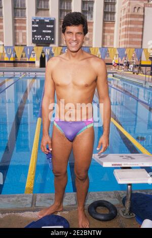 MARK SPITZ 1990 Credit: Ralph Dominguez/MediaPunch Stock Photo