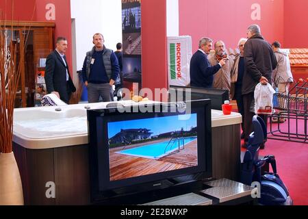 Turin, Piedmont/Italy -11/25/2010- The Fair "Restructura" for the building renovation. Stock Photo