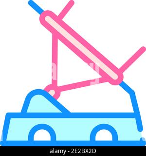 embedded barcode scanner icon color illustration Stock Vector Image ...