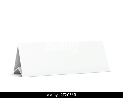 White blank business cards mockup template on the wooden table. 3d  illustration Stock Photo - Alamy