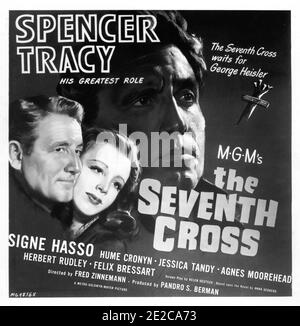 SPENCER TRACY and SIGNE HASSO in THE SEVENTH CROSS 1944 director FRED ZINNEMANN based on novel by Anna Seghers Metro Goldwyn Mayer Stock Photo