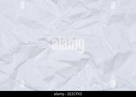White crumpled wrapping paper texture background Stock Photo