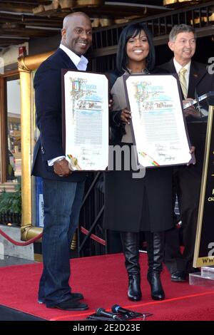 BeBe Winans, CeCe Winans attending BeBe & CeCe Winans honored with Star on the Hollywood Walk of Fame held at 6126 Hollywood Boulevard in Hollywood, California on October 20, 2011. Photo by Tony DiMaio/ABACAPRESS.COM Stock Photo