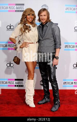 Cathy Guetta and David Guetta attend the 2011 American Music Awards at Nokia Theatre in Los Angeles, CA, USA on November 20, 2011. Photo by Lionel Hahn/ABACAPRESS.COM Stock Photo