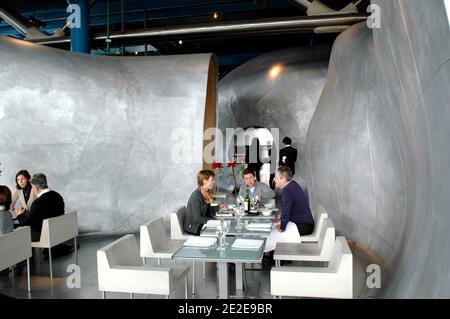 A view of 'Le Georges' restaurant on the 6th floor of the Centre Georges Pompidou Museum of Contemporary Art, in Paris, France on November 27, 2011. Photo by Alain Apaydin/ABACAPRESS.COM Stock Photo