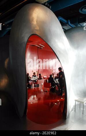 A view of 'Le Georges' restaurant on the 6th floor of the Centre Georges Pompidou Museum of Contemporary Art, in Paris, France on November 27, 2011. Photo by Alain Apaydin/ABACAPRESS.COM Stock Photo